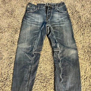 Parasuco Denim Cult Men's Designer Jeans 33/34 Lots of Character!